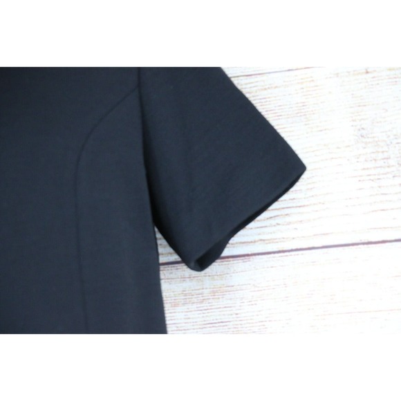 VINTAGE Betty Rose Stevens Hockanum Knits Wool Womens Jacket Top Skirt Set Black - Picture 9 of 15